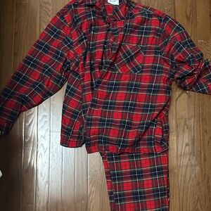 Plaid Pajamas - Red and Black